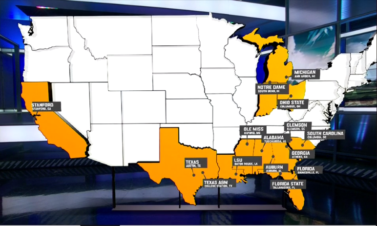 National Signing Day Recuriting Map