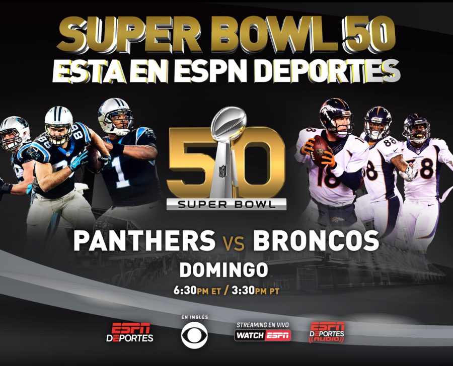 ESPN Deportes’ Super Bowl Sunday will feature nine hours of live coverage led by SportsCenter editions throughout the day, followed by a 90-minute NFL Super Bowl pregame special at 4:30 p.m. and a postgame show.