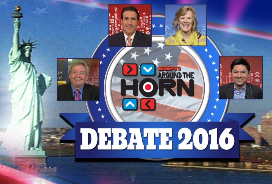 Around The Horn takes on a distinctive look for its April 1 episode. 