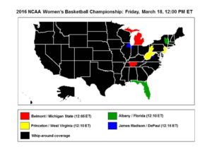 For all Women's Basketball Championship maps, click here