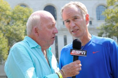 2009 - Bud Collins and John McEnroe