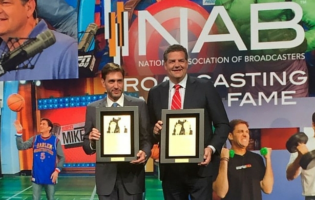 Photo of Mike & Mike hosts inducted into NAB Hall Of Fame