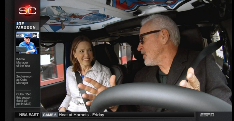 Photo of SportsCenter ride-alongs create relaxed, entertaining conversations