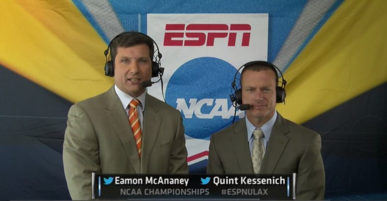 Photo of ESPN’s McAnaney ready for his fifth call of #NCAALAX men’s championship