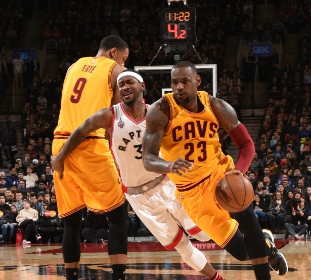 Can LeBron James (23) and his Cleveland Cavaliers drive past the Toronto Raptors to a berth in the 2016 NBA Finals? (Ron Turenne/NBAE via Getty Images)