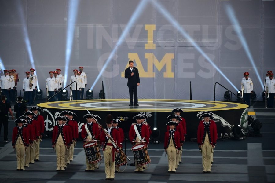 At ESPN Wide World of Sports, Chris Fowler hosts the Opening Ceremony for the Invictus Games Orlando 2016. (Phil Ellsworth/ESPN Images)
