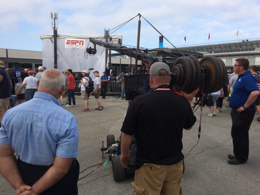 Behind the scenes of SportsCenter at the Indy 500 - ESPN Front Row