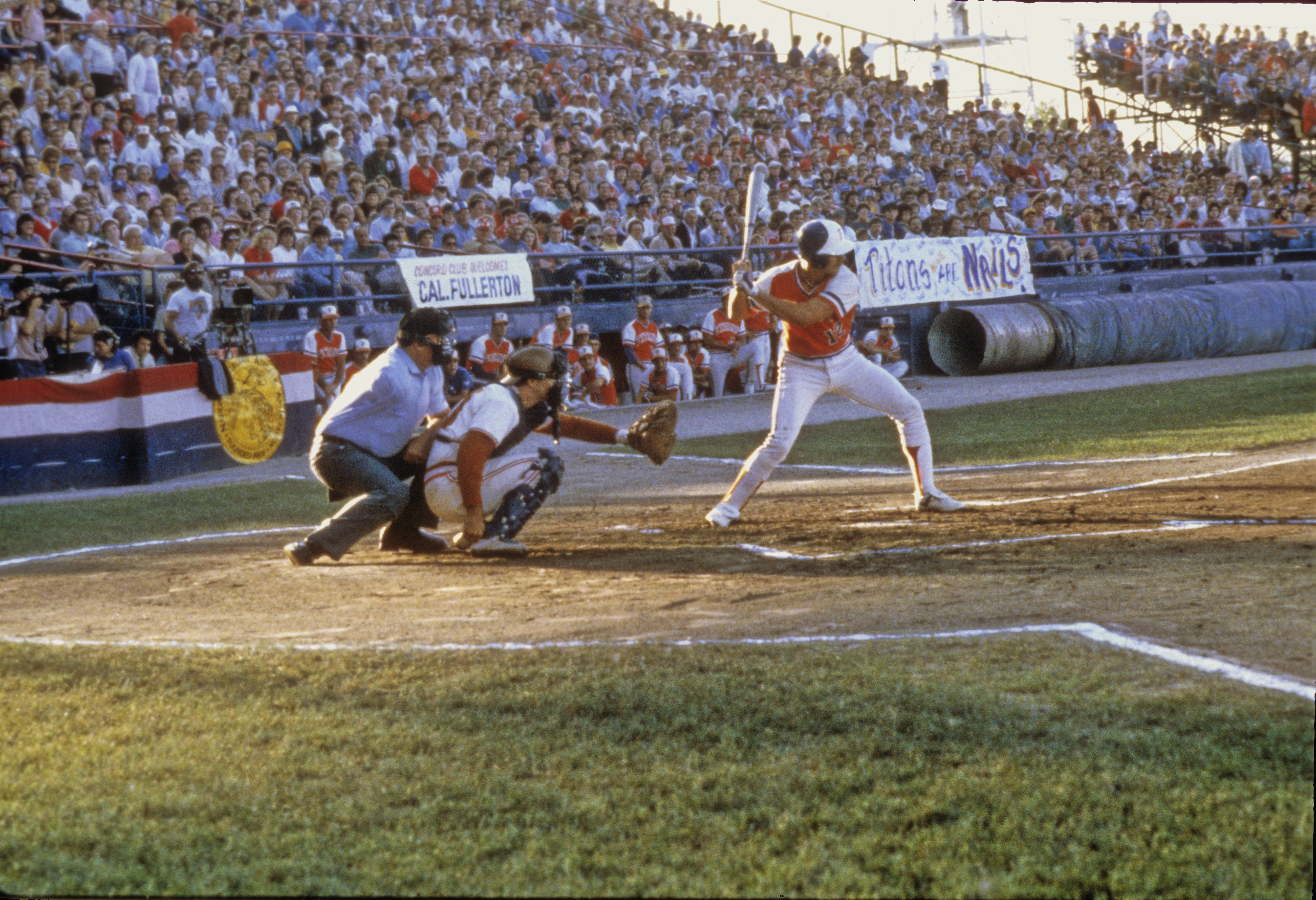 Omaha, NE -1984 College World Series baseball game. (ESPN Images)