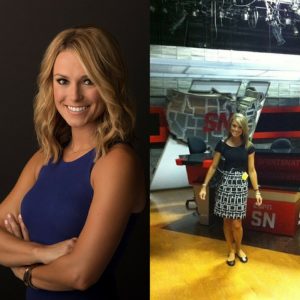 Molly McGrath  (Left photo: Joe Faraoni/ESPN Images) (Right photo: courtesy Molly McGrath)