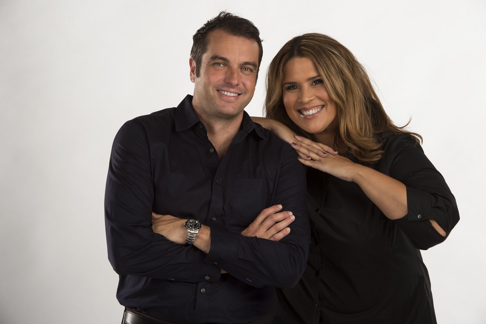 Max Bretos and Marly Rivera (Joe Faraoni/ESPN Images)