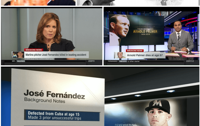 Photo of SportsCenter provides comprehensive reporting on the deaths of Palmer, Fernandez