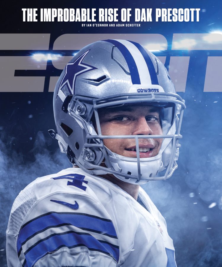 ESPN The Magazine's cover story on Dallas Cowboys rookie quarterback Dak Prescott required lots of teamwork. 