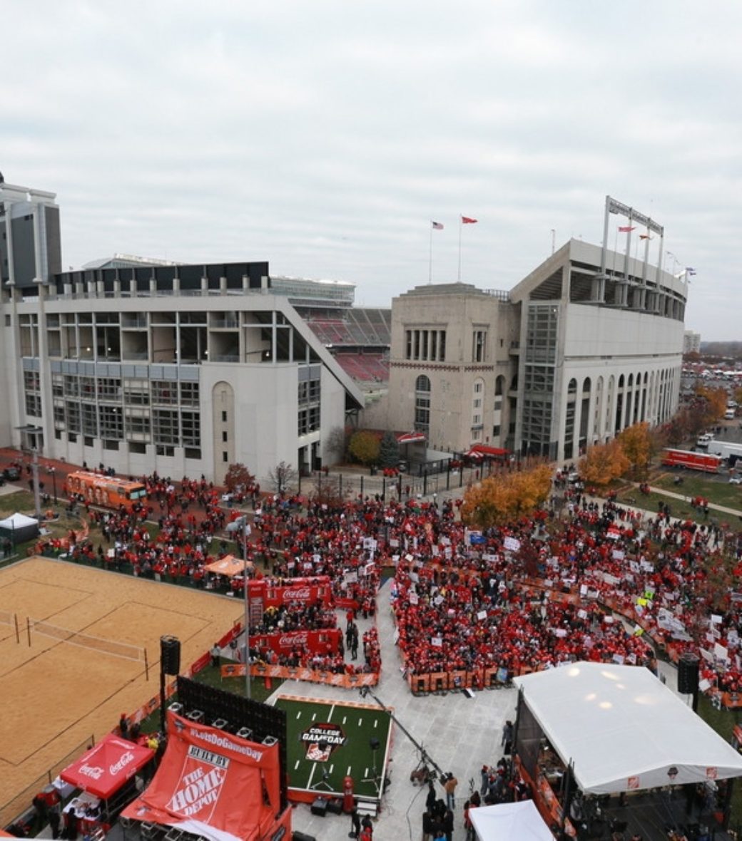 The crowd for the five-hour show at Ohio State was “epic,” Gaiero said. (Allen Kee/ESPN Images)