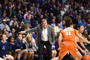 UConn women's basketball head coach Geno Auriemma has a national showcase on ESPN2 when his Huskies visit Maryland on Dec. 29.  (Joe Faraoni/ESPN Images)