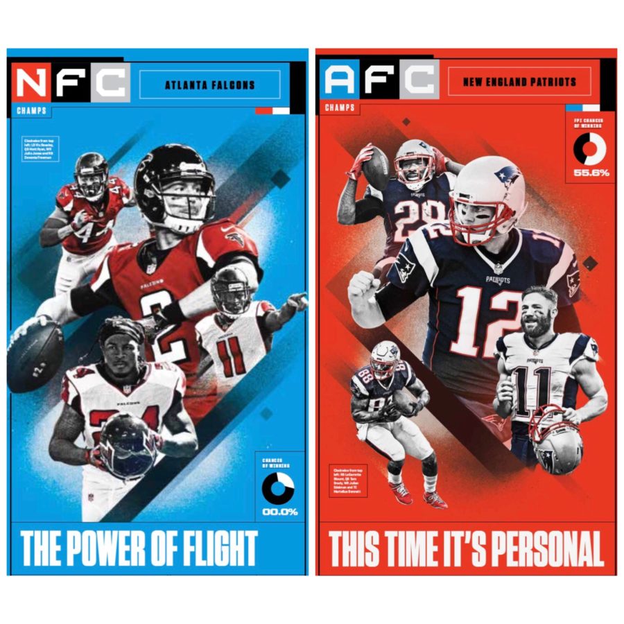 The Super Bowl matchup gets full attention in the latest ESPN The Magazine.