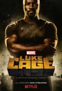 Mike Colter stars in Marvel's Luke Cage, available for streaming on Netflix. (Artwork courtesy of Netflix)