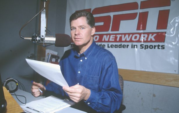 Sept. 1999: Dan Patrick prepares for his ESPN Radio show.(John Atashian/ESPN Images)