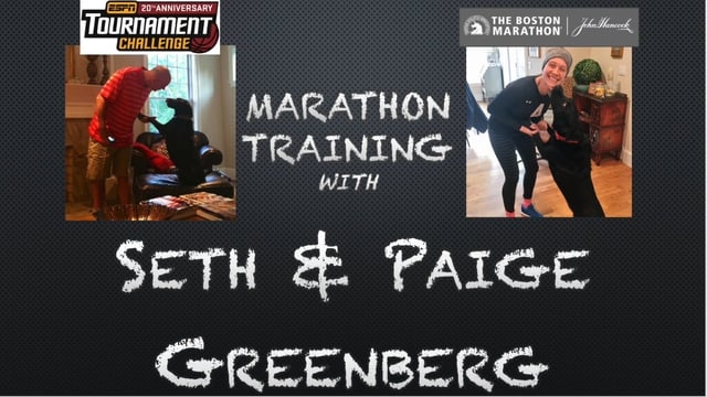 Photo of ESPN’s Seth Greenberg and his daughter plot separate marathon strategies