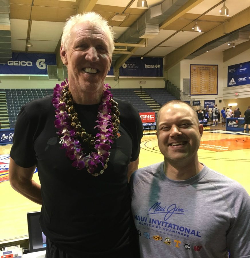 Rich Marchese realized a perk of winning the 2016 ESPN Men's Tournament Challenge - he met Bill Walton. (Photo courtesy of Rich Marchese)