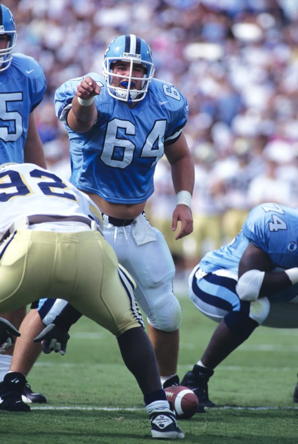 Before becoming an NFL star center, Jeff Saturday was a four-year letterman at UNC. (UNC Athletic Communications)