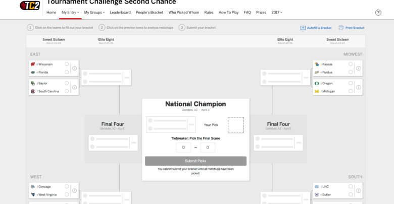 Photo of Bracket busted? ESPN gives you a “Second Chance” at glory
