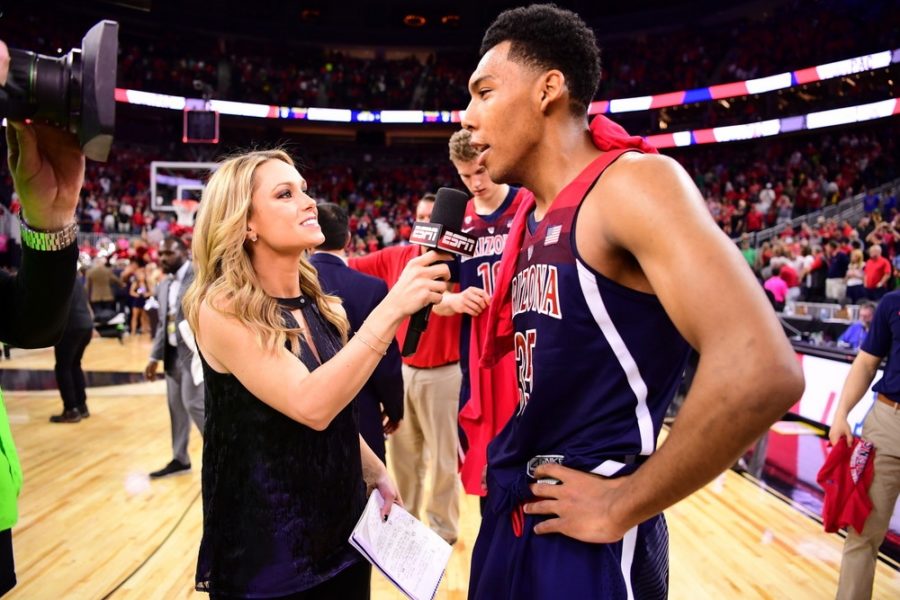 ESPN's Molly McGrath looks forward to making her baseball reporting debut for numerous reasons.  (Phil Ellsworth/ESPN Images)