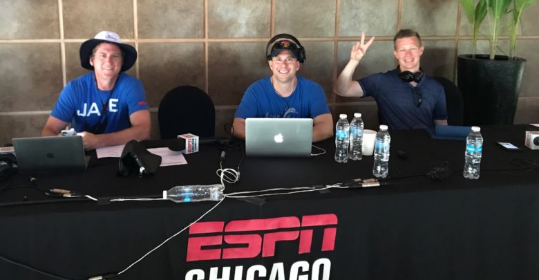 Photo of ESPN Chicago’s Waddle and Silvy celebrate 10 years . . . in Mexico