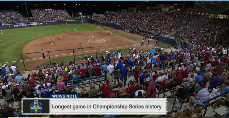 Photo of “No one wanted a break”: Inside ESPN’s production of 17-inning WCWS Finals opener