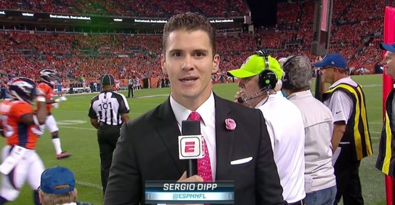Photo of Sergio Dipp ready for Sunday NFL Countdown assignment in Mexico City