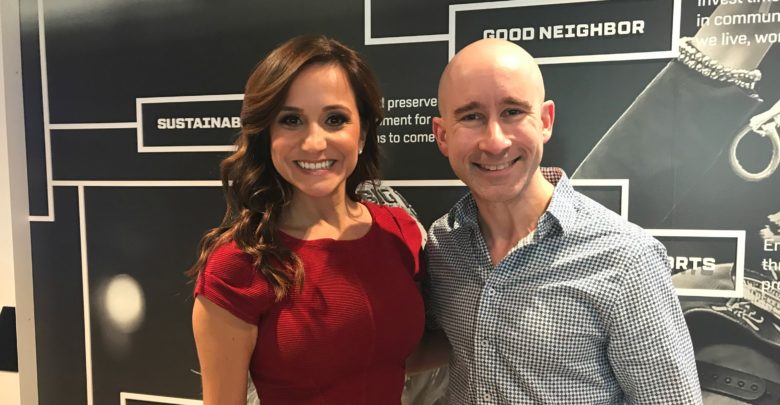 Photo of “Team Player”: Dianna Russini with Seth Horwitz