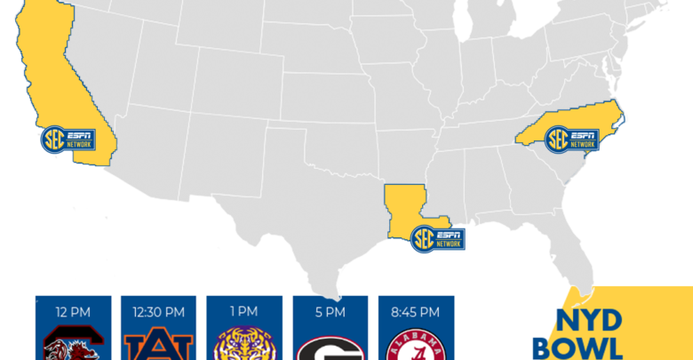 Photo of infROWgraphic: SEC Network’s CFB coverage