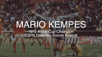 Photo of ESPN Deportes’ Mario Kempes celebrates 40th anniversary of his World Cup heroics
