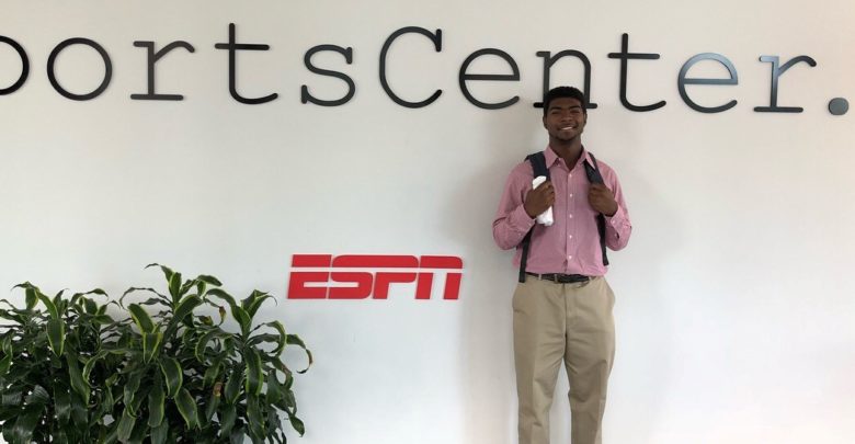 Photo of Intern Chronicles: Former Georgetown football player builds upon sports foundation