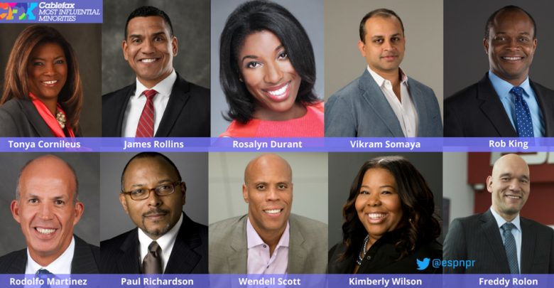 Photo of CableFax Magazine names 10 ESPN Leaders To Its 2018 Most Influential Minorities List