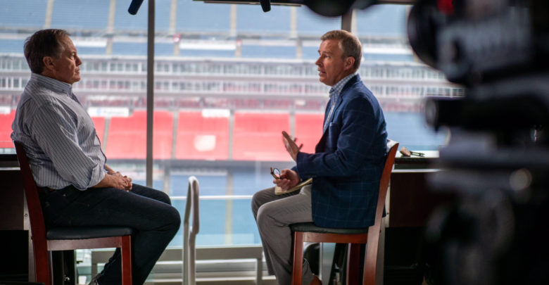 Photo of Tom Rinaldi 1, Jet Lag 0: Reporter logs 6K miles in 27 hours for Belichick, CFP assignments