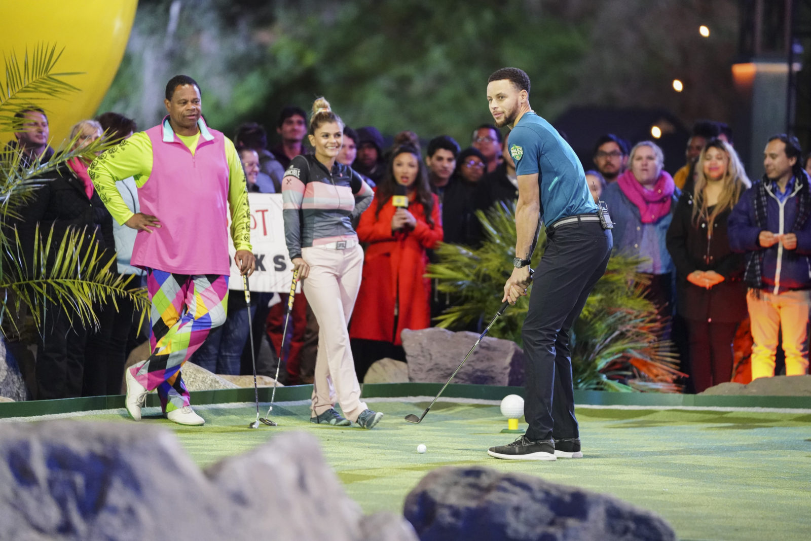 Extreme Miniature Golf Equals Maximium Fun Joe Tessitore CoHosts ABC's "Holey Moley" ESPN