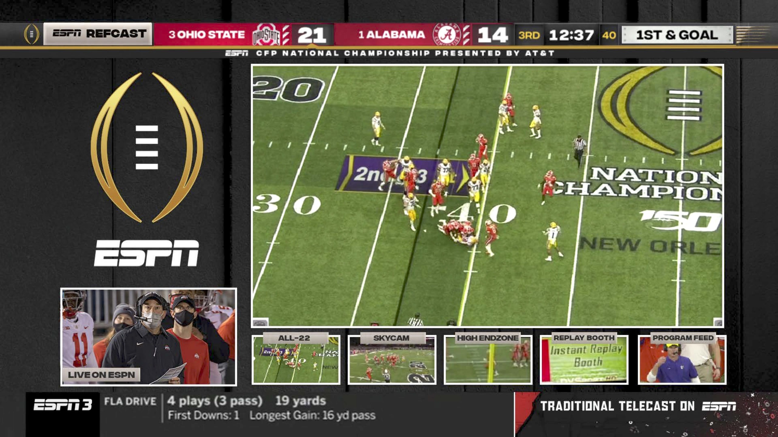 2022 College Football Playoff National Championship Nets 22.6 Million  Viewers, Cable's Top Telecast in Two Years - ESPN Press Room U.S.