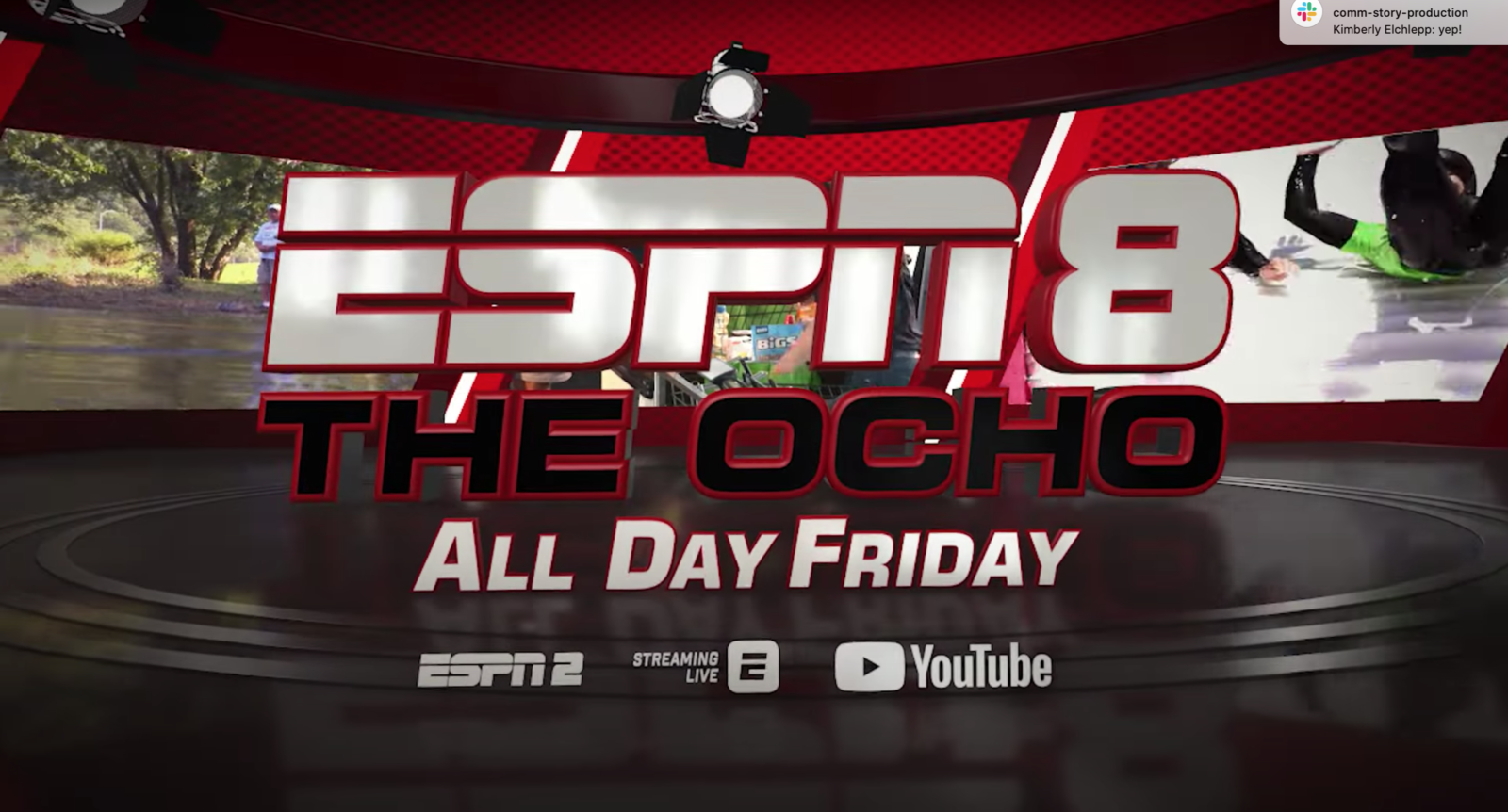 ESPN The Ocho Returns Today On ESPN2, Wilder Than Ever ESPN Front Row