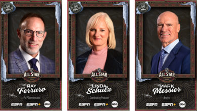 Photo of Giant Blackjack Cards, Skaters In Fountains, Flying Pucks: ESPN Blankets The NHL All-Star Skills Competition In Vegas Tonight