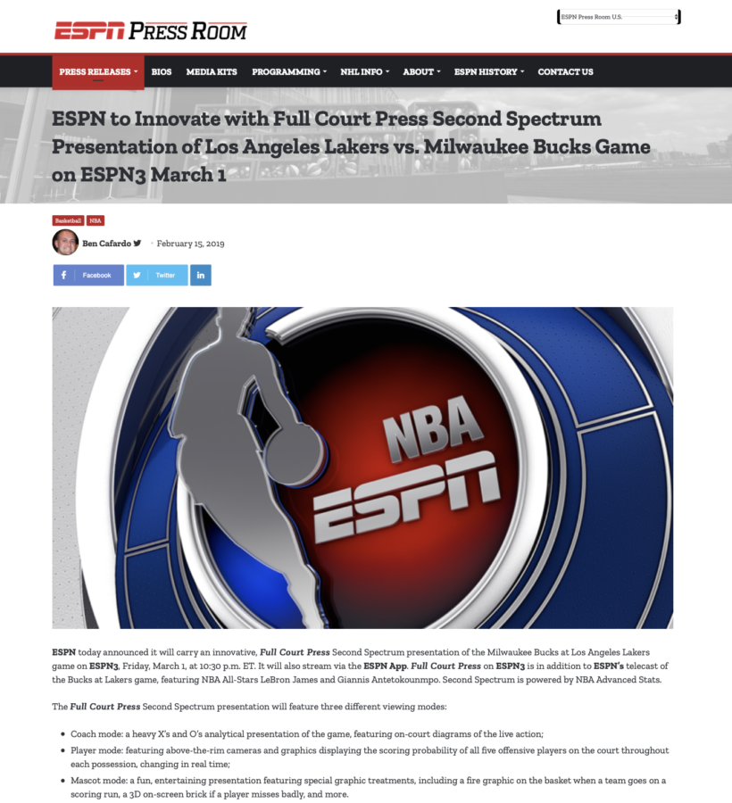ESPN Presents the 2016 NBA Draft - ESPN Press Room U.S.