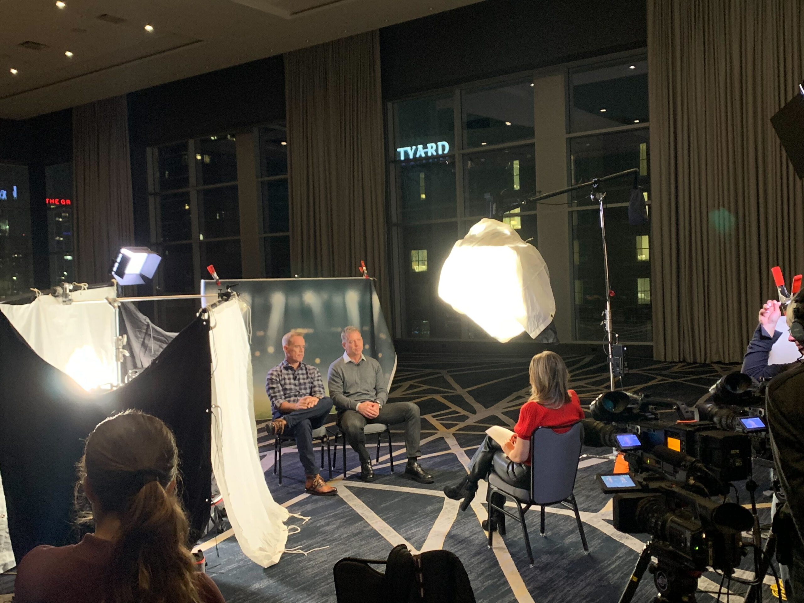 ABC's "Nightline" Visits ESPN's "MNF's" Production Before Tonight's