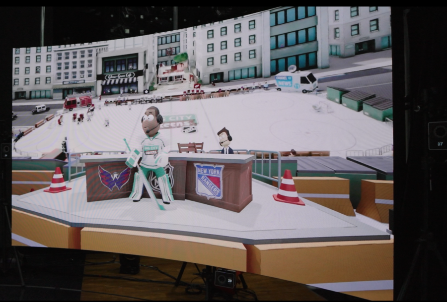 Here's how ESPN's Creative Studio and ESPN EDGE are merging the NHL live game telecast with the Disney animated world