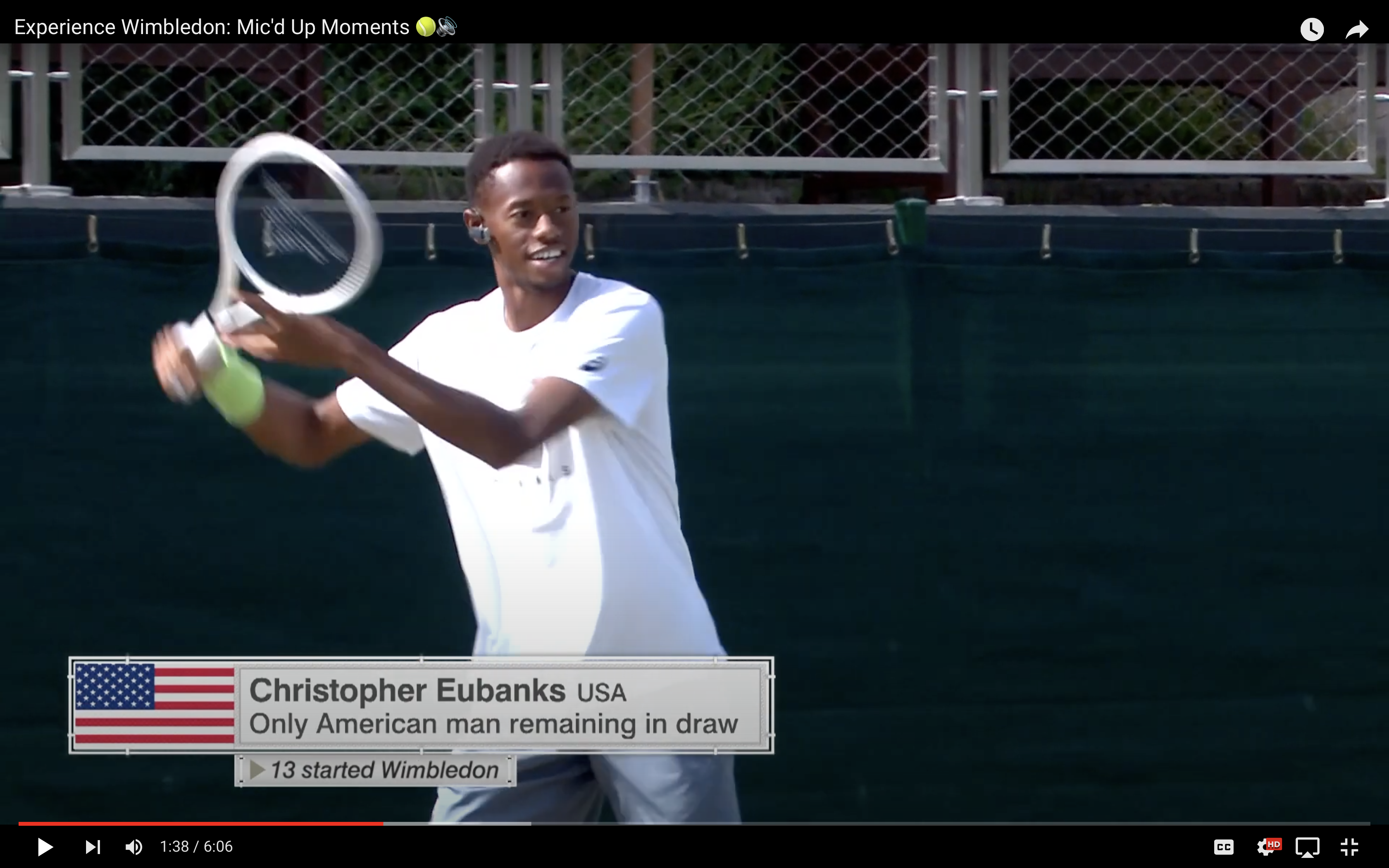 ESPN Utilizes “Micd Up” for the First Time at The Championships, Wimbledon 2023