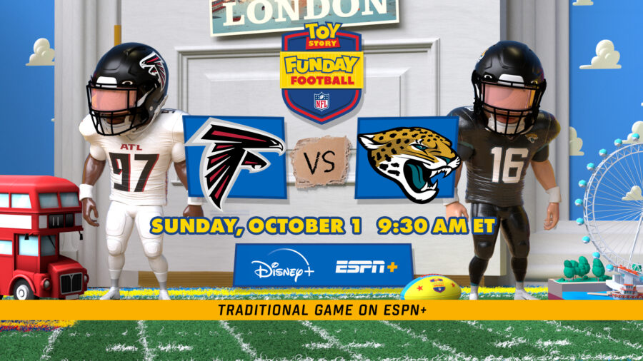 Sunday morning's Falcons-Jaguars live NFL game on ESPN+ also will have its 