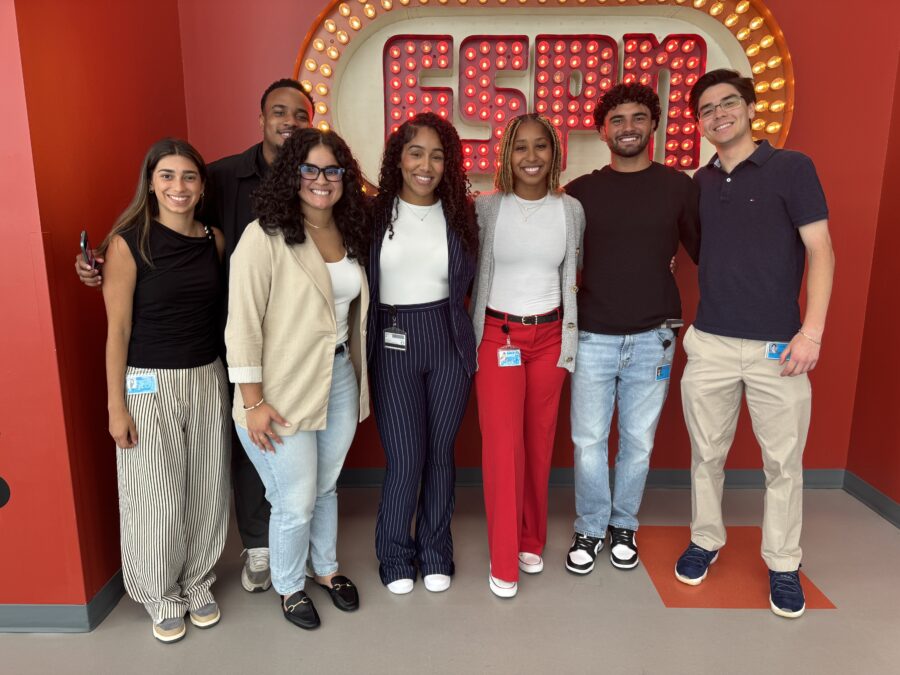 Milena Velez Melendez and Jely Ramos Burgos, two interns in the ESPN NEXT program, turned their passion for sports media into production roles on shows like SportsCenter and First Take