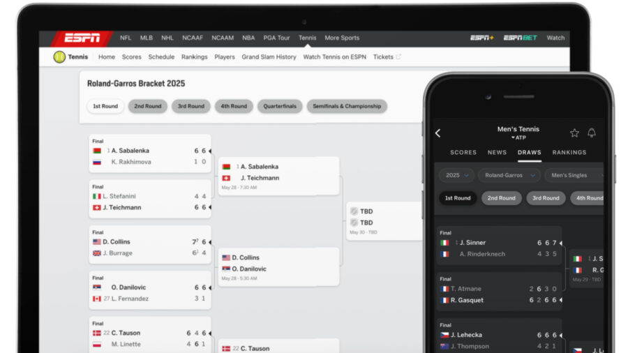 The completely redesigned look includes deeper historical data, more intuitive navigation and a faster, more engaging user experience for all tennis majors going forward