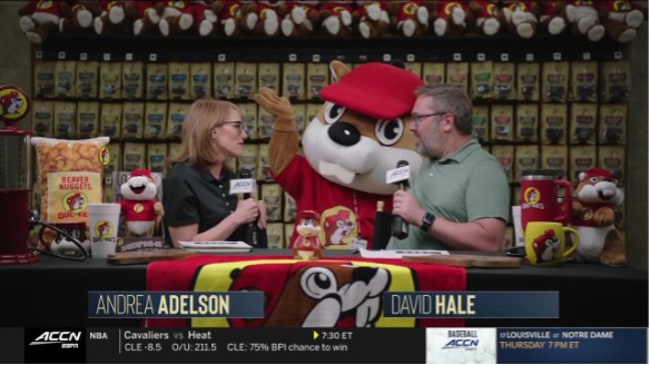 ACC Network's David Hale had to spent 24 hours at a Buc-ee’s to pay off a wager. Check out the timeline!