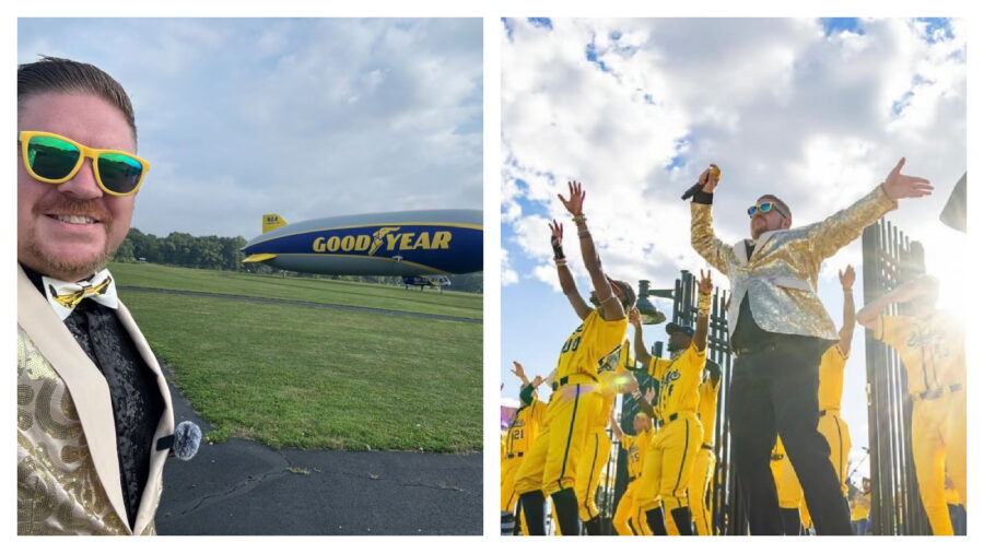 Matt Graifer makes ESPN8: The Ocho history as he's appearing in two different sports - hosting his Bananas games Friday and Saturday and calling the Goodyear Blimp race Friday
