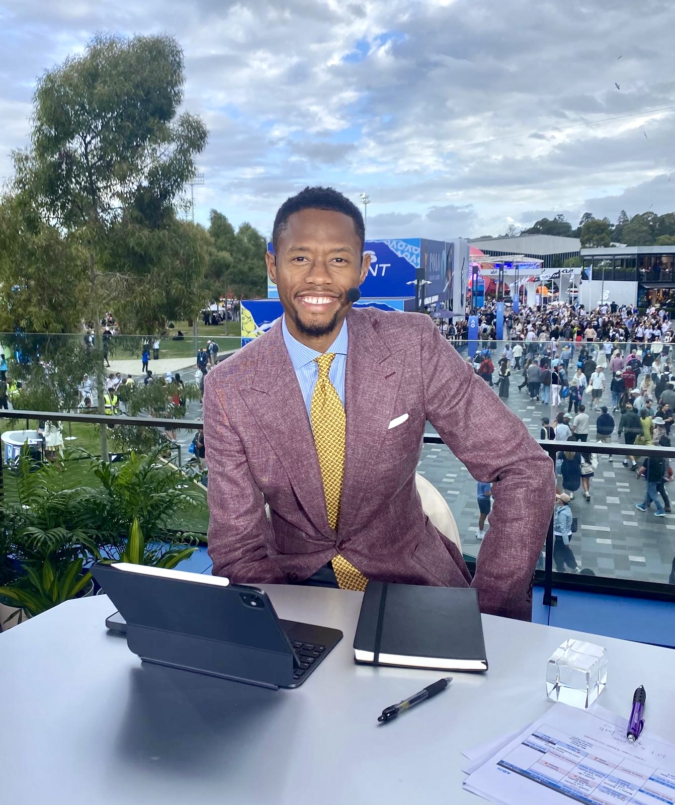 From court to commentary: Chris Eubanks takes on the Australian Open