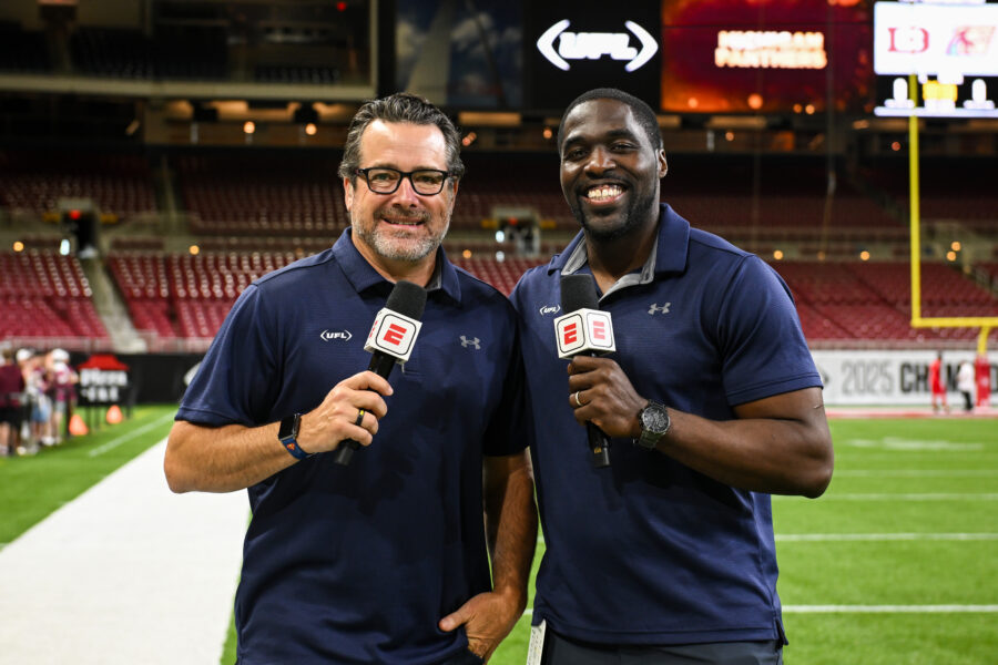 Before the United Bowl unfolds Saturday on ABC and ESPN Deportes, Tom Luginbill and Sam Acho reflect on the candid moments the UFL's unique in-game access provides